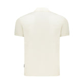 Napapijri White Cotton Men Polo Shirt